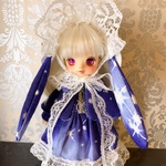 オビツ11サイズ服コスモうさみみドレスケープセット③