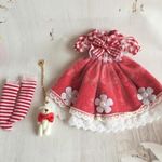 キュート ネオブライス アウトフィット Blythe Outfit お洋服 衣装 ソックス アクセサリー 付き 4点 set 
