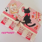 移動ポケット＊女の子＊ねこ＊黒猫＊入園入学＊プチギフト