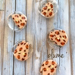 再販【ビーズ】square crush leopard beads #BR
