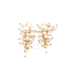 ERG-1198-G【2個入り】パールバンチピアスチャーム,Pearl Bunch Earring Charm