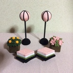 ちりめん細工・雛の飾り物(大)