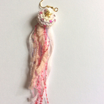 星クラゲのピアス（ピンク）