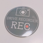 Drive recorder REC 車用ステッカー