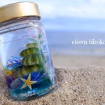 <ハーバリウム>〜海の瓶詰〜ウニタワーとアオウミウシ