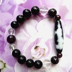 ❁三十三利益・安心立命・開運守護❁瑪瑙（至純天珠）観音天珠の天然石ブレスレット