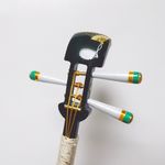 かんざし 「三味線」青漆（せいしつ）１５