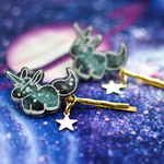 宇宙柄ユニコーンのヘアピン