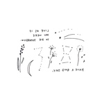 タトゥーシール　花.空