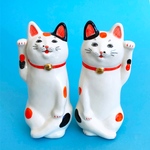 招き猫ペア