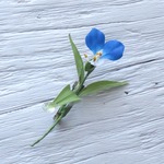 ＊再販＊　小さな露草のコサージュ