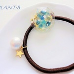 《outletsale》海の星のクリアモチーフヘアゴム