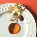 チョコオランジェットのバッグチャーム