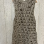 SALE☆リネンとコットンチュニック☆ベージュ☆ベスト☆毛糸☆ニット