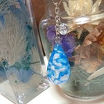 【SALE】雫のスカイブルーストラップ