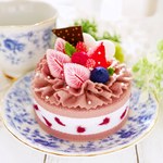 フェルトのケーキ＊カシスクリームのケーキ