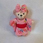 ちりめん シェリーメイ&ステラ・ルー兼用 ぬいば(15cm) コスチューム 着物 ピンク 和柄