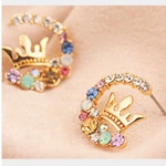 王冠ピアス ティアラピアス 