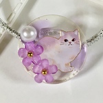 626)〈再販〉ラグドールプリティーフラワーヘアゴム  レジン