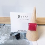 red jade stainless ring 天然石 □レッドジェード 14mm ステンレスリング サイズフリー