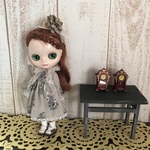 ミディブライス    小さな帽子のドレスセット 