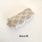 マチ付きポーチ（cross flower)