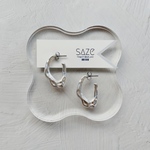 #044 inflection hoop 【silver】