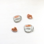 Coffee 豆 ピアス