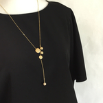round leaf tree & pearl longnecklace〜16kgf〜