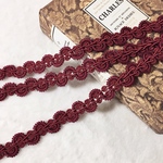 1m 上品 デコレーションブレード ワインレッド BK200101 ハンドメイド 手芸 素材 材料 DIY