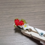 いちご　花　リング