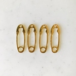 Gold Safety Pin Connectors