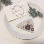 刺繍パッチンピン𑁍