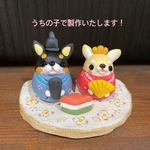うちの子で製作　小さな雛人形  手のひらサイズの雛飾り　可愛いお雛様　