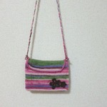 sale！カラフルボーダー☆キッズポシェット