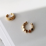 ドット ゴールドイヤカフ 片耳用