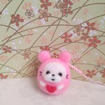 ねずみだるま☆マルチーズちゃん☆ピンク