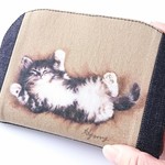 お昼寝猫ちゃんのミニ財布