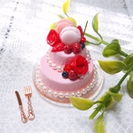 ☆ミニチュア  ベリーとローズのケーキ☆