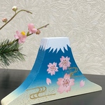 【春】富士山 オブジェ【桜】【富士山】【和】【和風】【インテリア】