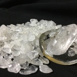 【再販】お部屋にパワースポット 願い玉 天然水晶ポイント さざれ石50ｇ セット 開運インテリア 浄化 お守り