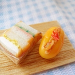 サンドイッチと焼きそばパンセット＊ミニチュア＊