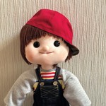 母の手作り人形　男の子　２４