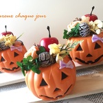 【再販×23】先取り♪ ハロウィン パンプキン ミニアレンジ 