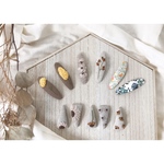 刺繍パッチンピン