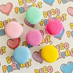 【119】マカロンカンつきパステルカラー♡デコパーツ プラパーツ 貼り付けパーツ ハンドメイド材料  ハンドメイドアクセサリー