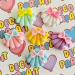 【122】パール付きシェル貝殻セット♡デコパーツ プラパーツ 貼り付けパーツ ハンドメイド材料  ハンドメイドアクセサリー