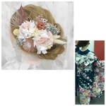 オーダー品✨ヘッドドレス★ウエディング★ナチュラル★ガーデン★結婚式★花嫁★卒業式★ヘアアクセサリー★ヘッドパーツ★マタニティフォト★成人式