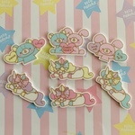 【129】大人気!!!当店限定♡いちごきなこさんとコラボ♪デコパーツ プラパーツ 貼り付けパーツ ハンドメイド材料  ハンドメイドアクセサリー