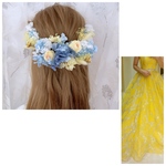オーダー品✨ヘッドドレス★ウエディング★ナチュラル★ガーデン★結婚式★花嫁★卒業式★ヘアアクセサリー★ヘッドパーツ★マタニティフォト★成人式